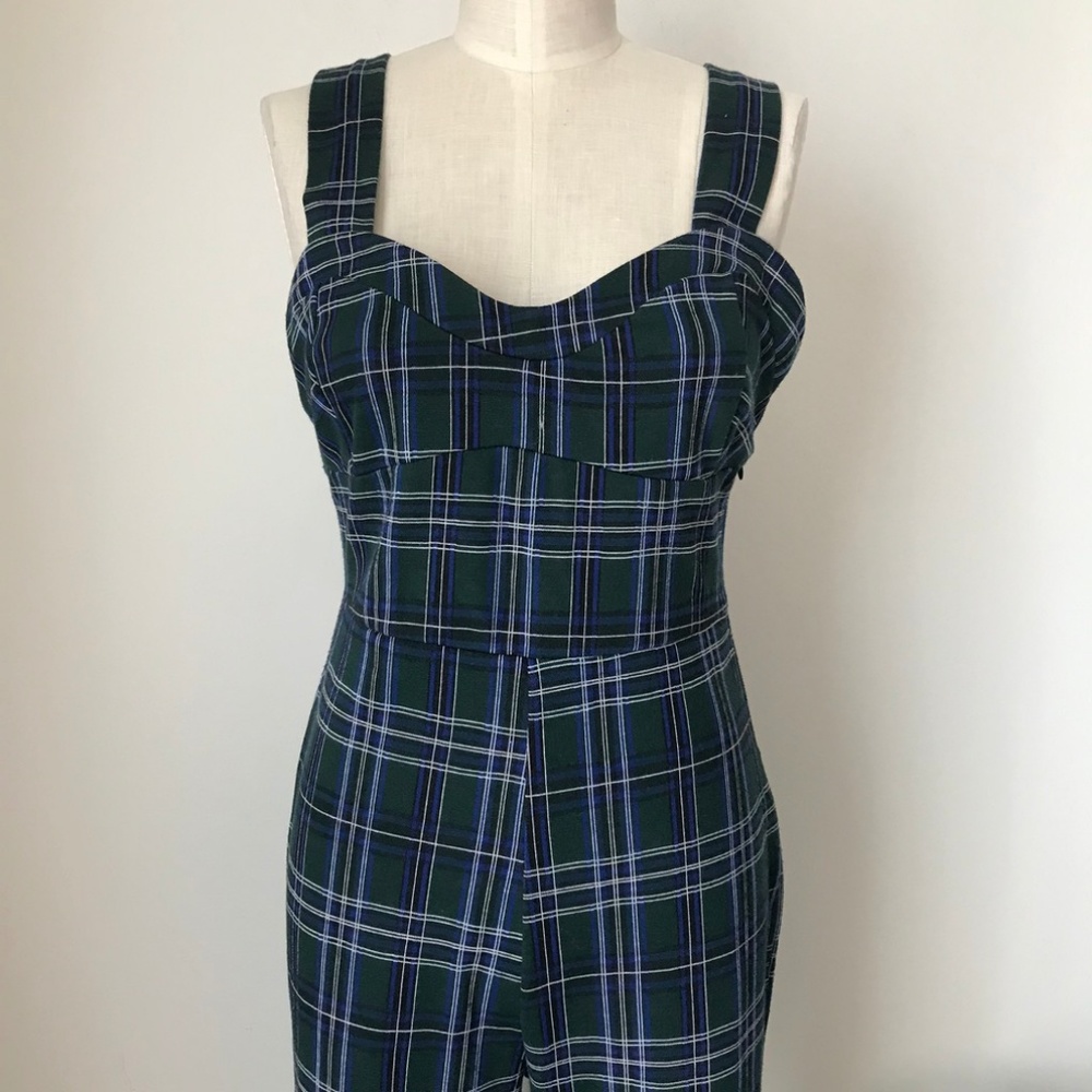 UO Rachel Plaid Jumpsuit - Picture 6 of 8